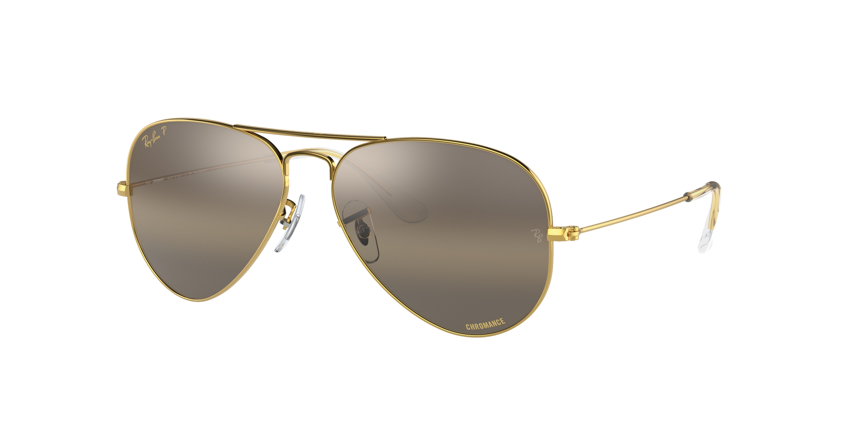 Ray - Ban Unisex RB3025 Aventor 9196G5 Aurinkolasit Metalli Kulta Ruskea LentäJä Polarisoitu Varjostettu-image
